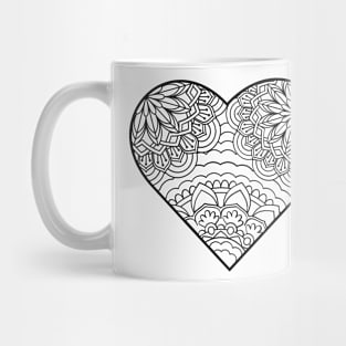 Heart flower Mug